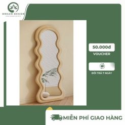 Gương sóng bọc nỉ soi toàn thân, nỉ Hàn nhập khẩu