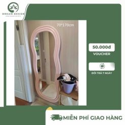 gương decor gỗ đầu