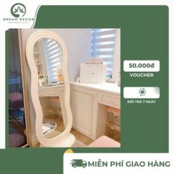 gương decor gỗ đầu